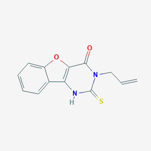 5-(Prop-2-en-1-yl)-4-sulfanyl-8-oxa-3,5-diazatricyclo[7,4,0,0,2,7]trideca-1(13),2(7),3,9,11-pentaen-6-one图片