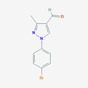 1-(4-Bromophenyl)-3-methyl-1H-pyrazole-4-carbaldehyde图片