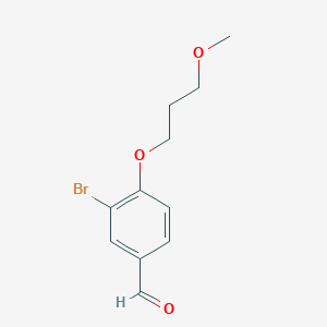 3-Bromo-4-(3-methoxypropoxy)benzaldehyde图片
