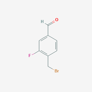 4-(Bromomethyl)-3-fluorobenzaldehyde图片