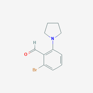 2-Bromo-6-(pyrrolidin-1-yl)benzaldehyde图片