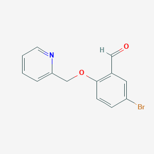 5-Bromo-2-(Pyridin-2-Ylmethoxy)BenzaldehydeͼƬ