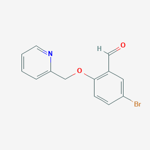 5-Bromo-2-(Pyridin-2-Ylmethoxy)Benzaldehyde图片