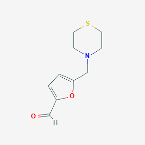 5-(thiomorpholin-4-ylmethyl)-2-furaldehyde图片