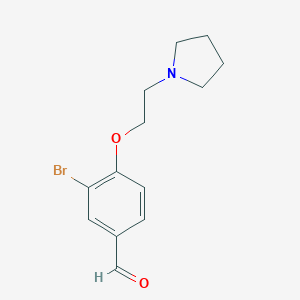 3-Bromo-4-(2-pyrrolidinoethoxy)benzaldehyde图片