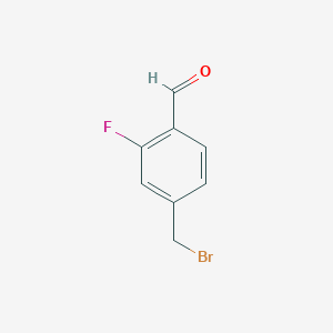 4-(Bromomethyl)-2-fluorobenzaldehyde图片