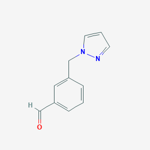 3-(1H-pyrazol-1-ylmethyl)benzaldehyde图片