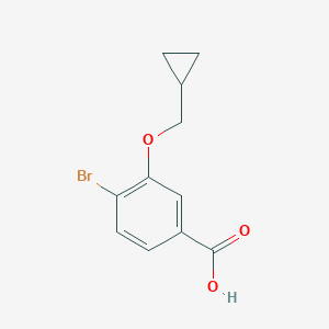 4-Bromo-3-cyclopropylmethoxybenzoic acid图片