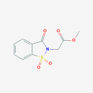 3-Oxo-1,2-benzoisothiazoline-2-acetic Acid Methyl Ester 1,1-Dioxide(Piroxicam Impurity D)图片
