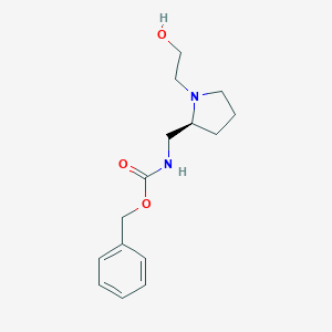 [(S)-1-(2-Hydroxy-ethyl)-pyrrolidin-2-ylmethyl]-carbamic acid benzyl ester图片
