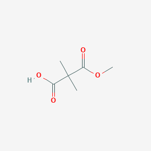 3-Methoxy-2,2-dimethyl-3-oxopropanoic acid图片