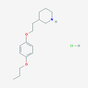 4-[2-(3-Piperidinyl)ethoxy]phenyl propyl etherhydrochloride图片