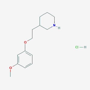 3-Methoxyphenyl 2-(3-piperidinyl)ethyl etherhydrochloride图片