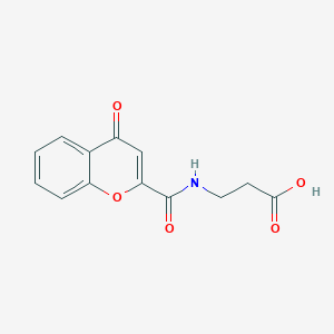 3-[(4-Oxo-4H-chromen-2-yl)formamido]propanoic Acid图片