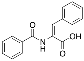 (2E)-3-Phenyl-2-(phenylformamido)prop-2-enoic Acid图片