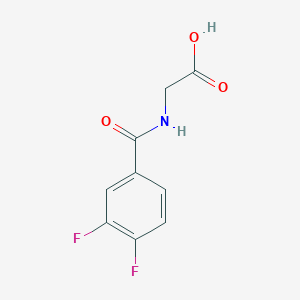 2-[(3,4-difluorophenyl)formamido]acetic Acid图片
