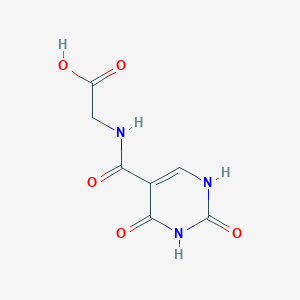2-[(2,4-dioxo-1,2,3,4-tetrahydropyrimidin-5-yl)formamido]acetic Acid图片