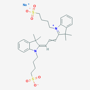 3,3,3,3-Tetramethyl-1,1-bis(4-sulfobutyl)indocarbocyanine Sodium Salt图片