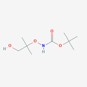 tert-butyl N-[(1-hydroxy-2-methylpropan-2-yl)oxy]carbamate图片
