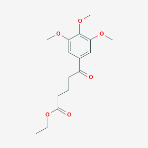Ethyl 5-(3,4,5-trimethoxyphenyl)-5-oxovalerate图片