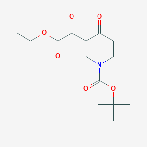 2-氧代-2-(1-Boc-4-氧代-3-哌啶基)乙酸乙酯图片