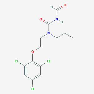 N-(Propyl(2-(2,4,6-trichlorophenoxy)ethyl)carbamoyl)formamide图片