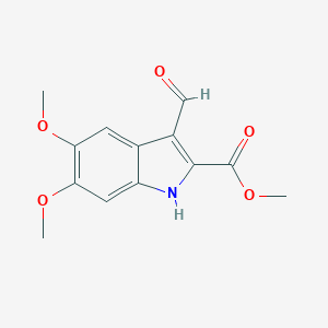Methyl 3-Formyl-5,6-dimethoxy-1H-indole-2-carboxylate图片