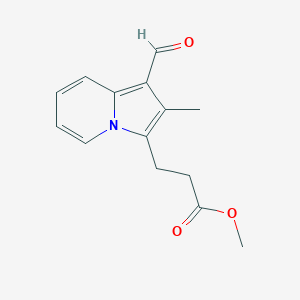 Methyl 3-(1-Formyl-2-methylindolizin-3-yl)propanoate图片