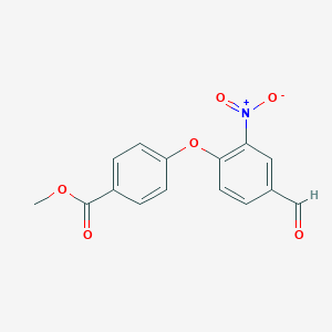 Methyl 4-(4-Formyl-2-Nitrophenoxy)Benzene Carboxylate图片