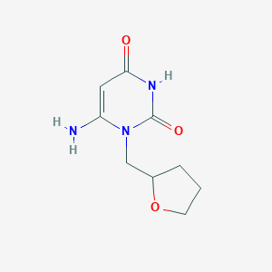 6-amino-1-(tetrahydrofuran-2-ylmethyl)pyrimidine-2,4(1H,3H)-dione图片