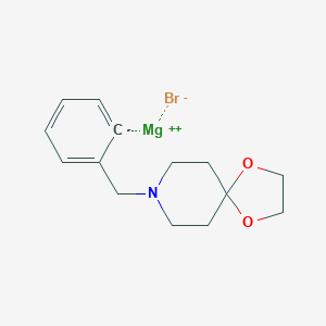 2-[8-(1,4-Dioxa-8-azaspiro[4,5]decyl)methyl]phenylmagnesium bromide 0,25 M in Tetrahydrofuran图片