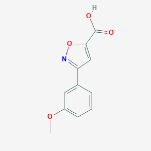3-(3-methoxyphenyl)isoxazole-5-carboxylic acid图片