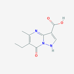 6-Ethyl-7-hydroxy-5-methyl-pyrazolo[1,5-a]pyrimidine-3-carboxylic acid图片