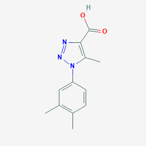 1-(3,4-Dimethylphenyl)-5-methyl-1H-1,2,3-triazole-4-carboxylic Acid图片