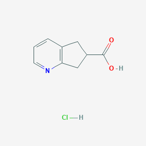 5H,6H,7H-cyclopenta[b]pyridine-6-carboxylic Acid hydrochloride图片