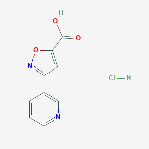 3-(pyridin-3-yl)-1,2-oxazole-5-carboxylic acid hydrochloride图片