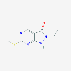 6-(methylsulfanyl)-2-(prop-2-en-1-yl)-1H,2H,3H-pyrazolo[3,4-d]pyrimidin-3-one图片