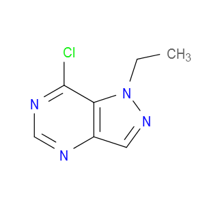 7-chloro-1-ethyl-1H-pyrazolo[4,3-d]pyrimidine图片