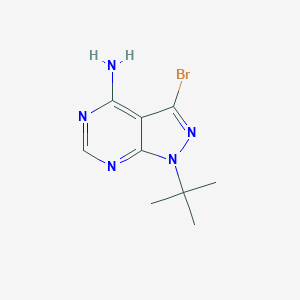 3-bromo-1-tert-butyl-1H-pyrazolo[3,4-d]pyrimidin-4-amine图片