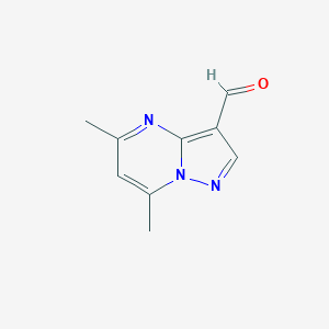 5,7-dimethylpyrazolo[1,5-a]pyrimidine-3-carbaldehyde图片