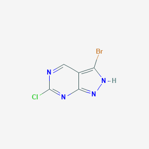 3-Bromo-6-chloro-1H-pyrazolo[3,4-d]pyrimidine图片