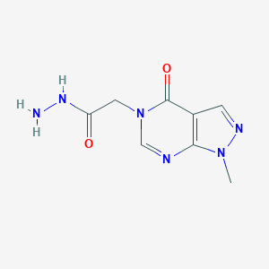 2-{1-methyl-4-oxo-1H,4H,5H-pyrazolo[3,4-d]pyrimidin-5-yl}acetohydrazide图片