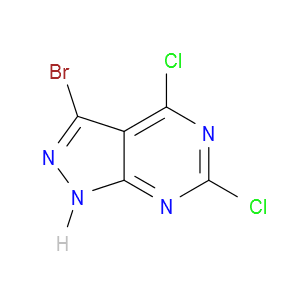 3-bromo-4,6-dichloro-1H-pyrazolo[3,4-d]pyrimidine图片