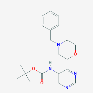 叔-丁基(4-(4-苯甲基吗啉-2-基)嘧啶-5-基)氨基甲酯图片