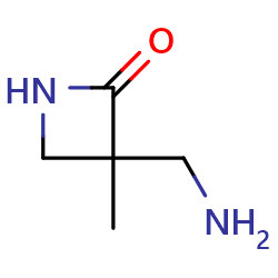 3-(aminomethyl)-3-methylazetidin-2-one图片