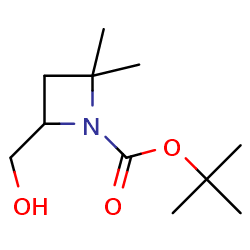 tert-butyl4-(hydroxymethyl)-2,2-dimethylazetidine-1-carboxylate图片