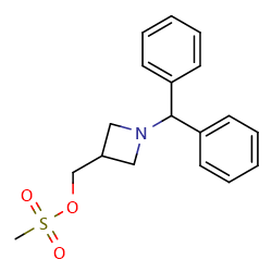 [1-(diphenylmethyl)azetidin-3-yl]methylmethanesulfonate图片