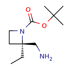 tert-butyl(2R)-2-(aminomethyl)-2-ethylazetidine-1-carboxylate图片