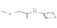 N-[1-(methylsulfanyl)propan-2-yl]thietan-3-amine图片