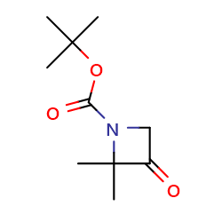 tert-butyl2,2-dimethyl-3-oxoazetidine-1-carboxylate图片